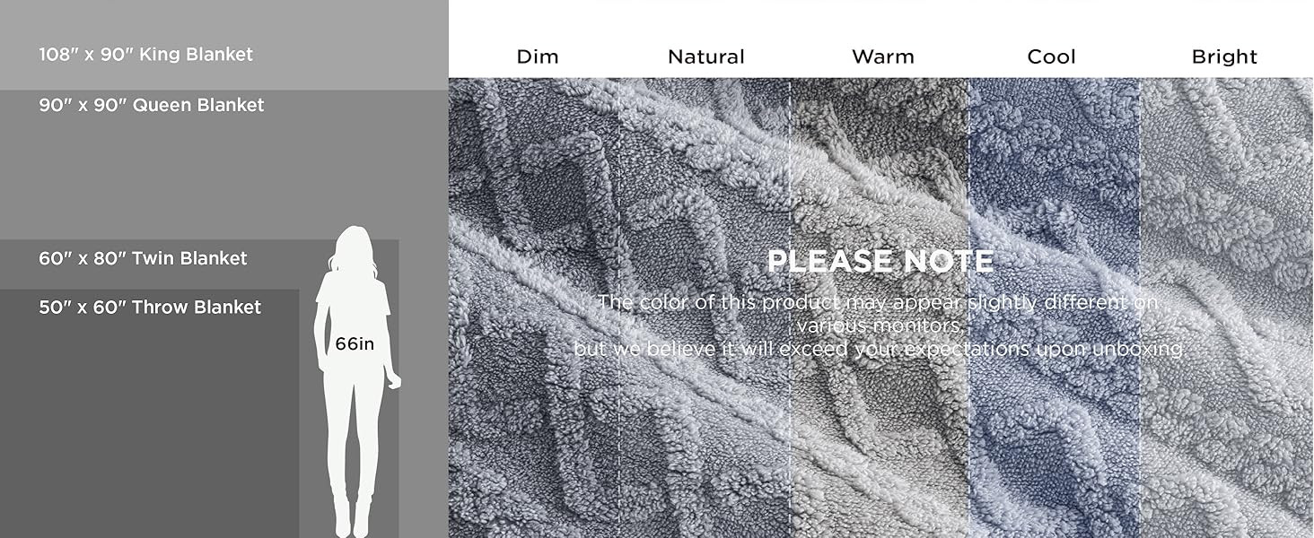 Bedsure Sherpa Fleece Throw Blanket for Couch - Soft Fluffy & Cozy Cable Jacquard Tufted Throw Bl... | Amazon (US)