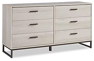 Socalle 6 Drawer Low Profile Dresser | Ashley Homestore