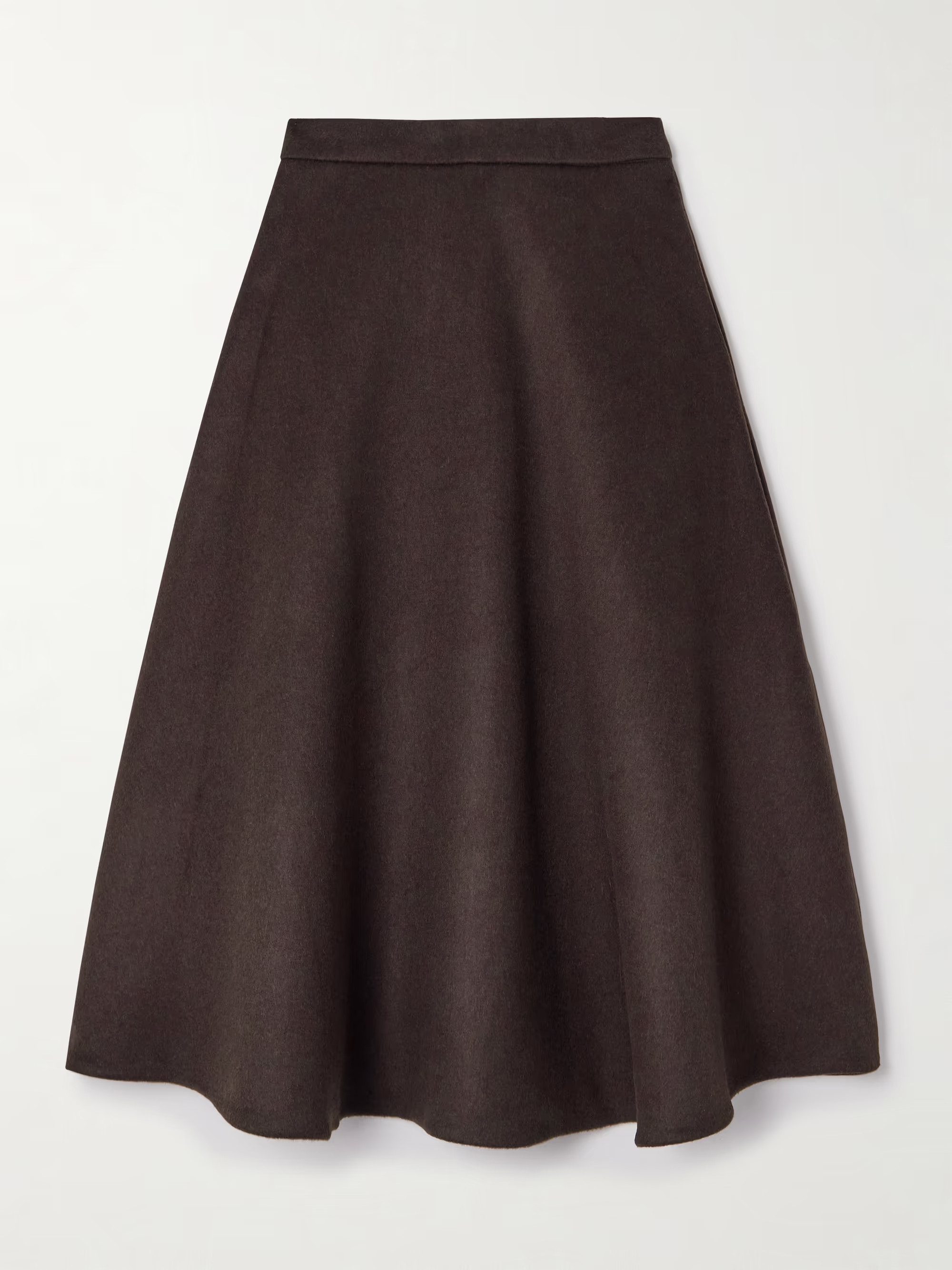 Recycled wool-blend felt midi skirt | NET-A-PORTER (US)