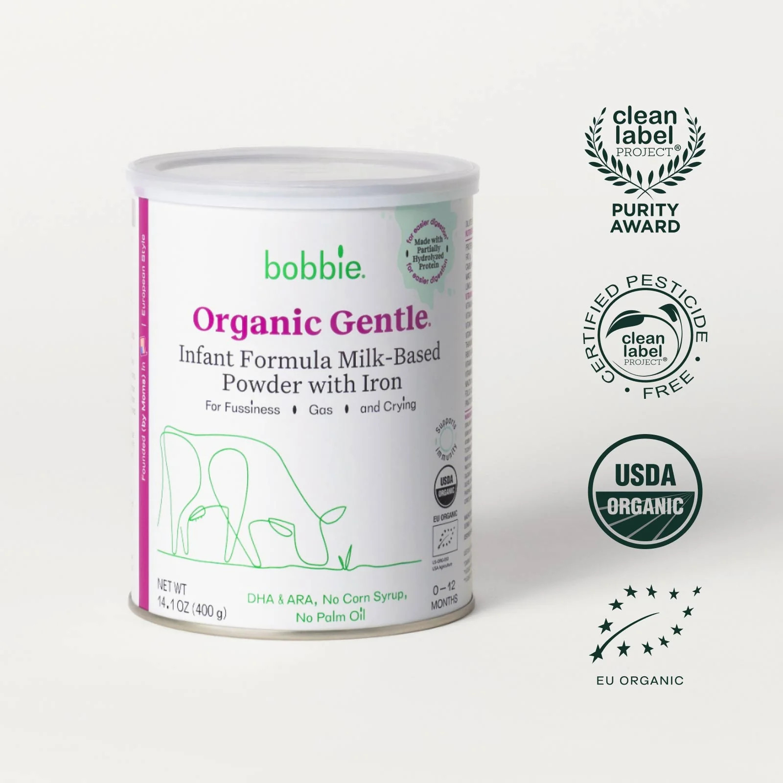Organic Gentle® Infant Formula | Bobbie
