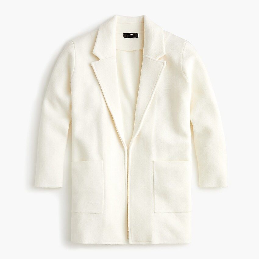 Sophie open-front sweater-blazer | J.Crew US