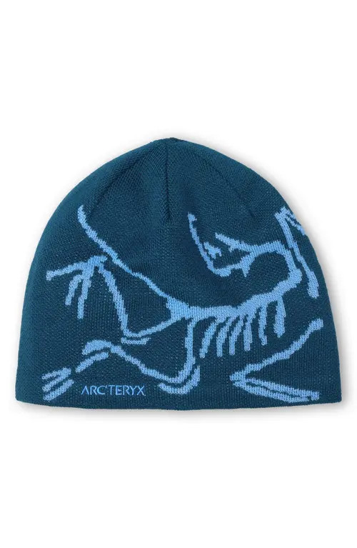 Arc'Teryx Bird Head Merino Wool Blend Beanie in Nightscape /Glacial at Nordstrom | Nordstrom