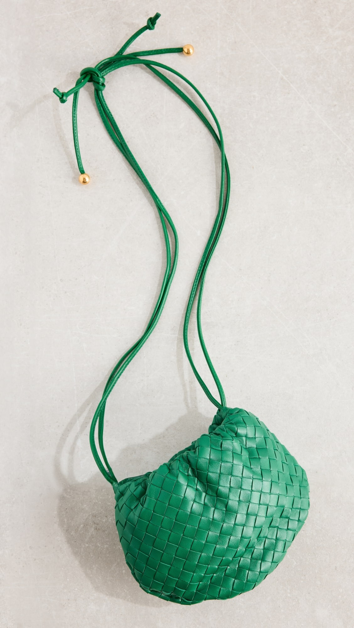 Bottega Green Intrecciato Mini Bulb Bag | Shopbop