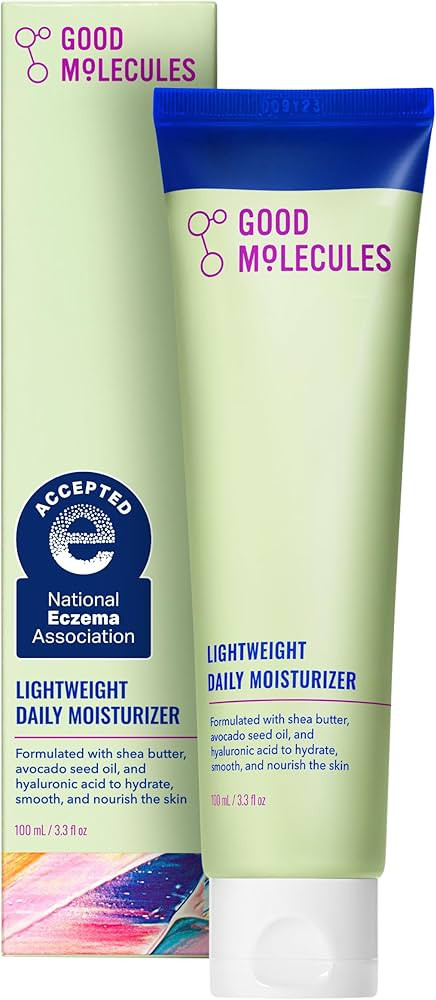 Good Molecules Crema facial hidratante diaria ligera \u2013 3.4 fl oz / 3.38 fl oz \u2013 Loci\u0... | Amazon (US)