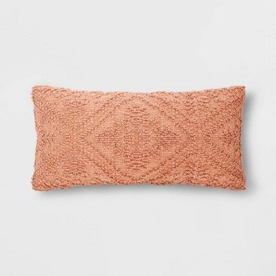 Tufted Throw Pillow Terracotta - Threshold™ | Target