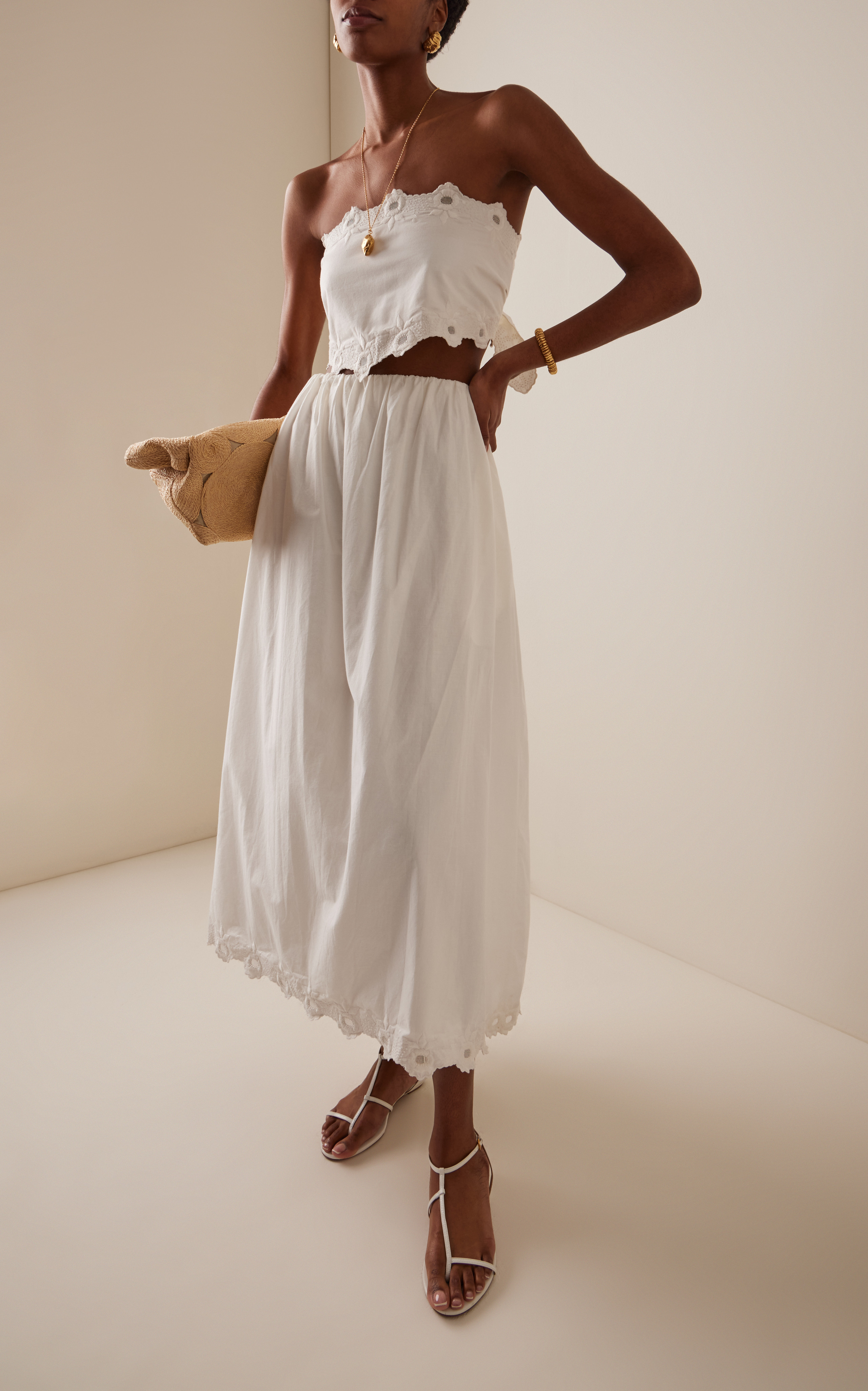 Antonette Cotton Tie Top | Moda Operandi (Global)