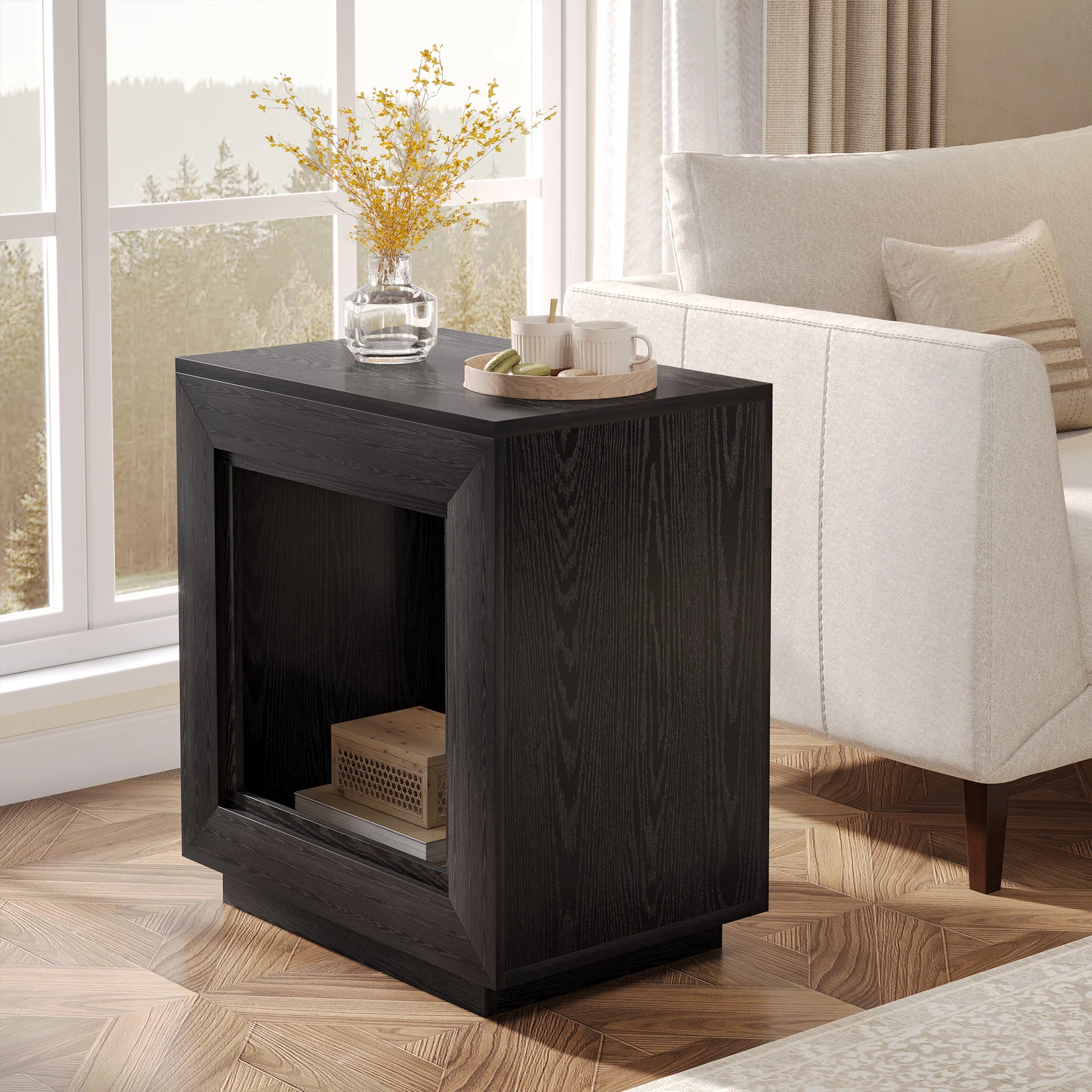 24" Farmhouse Square End Table | Wayfair North America