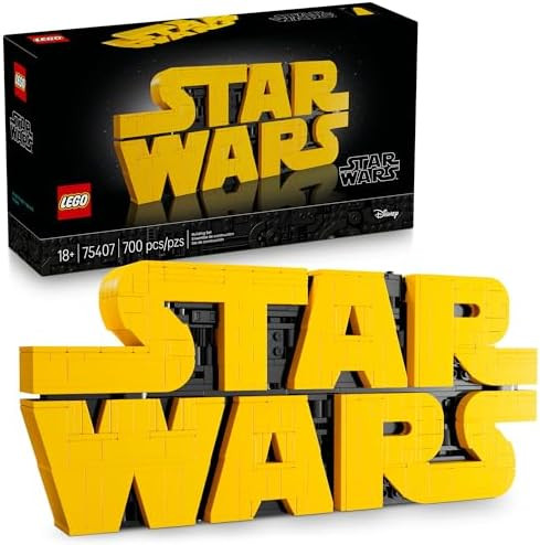 LEGO Star Wars Brick-Built Star Wars Logo - Building Blocks for Adults 18+ - Star Wars Gift Idea ... | Amazon (US)
