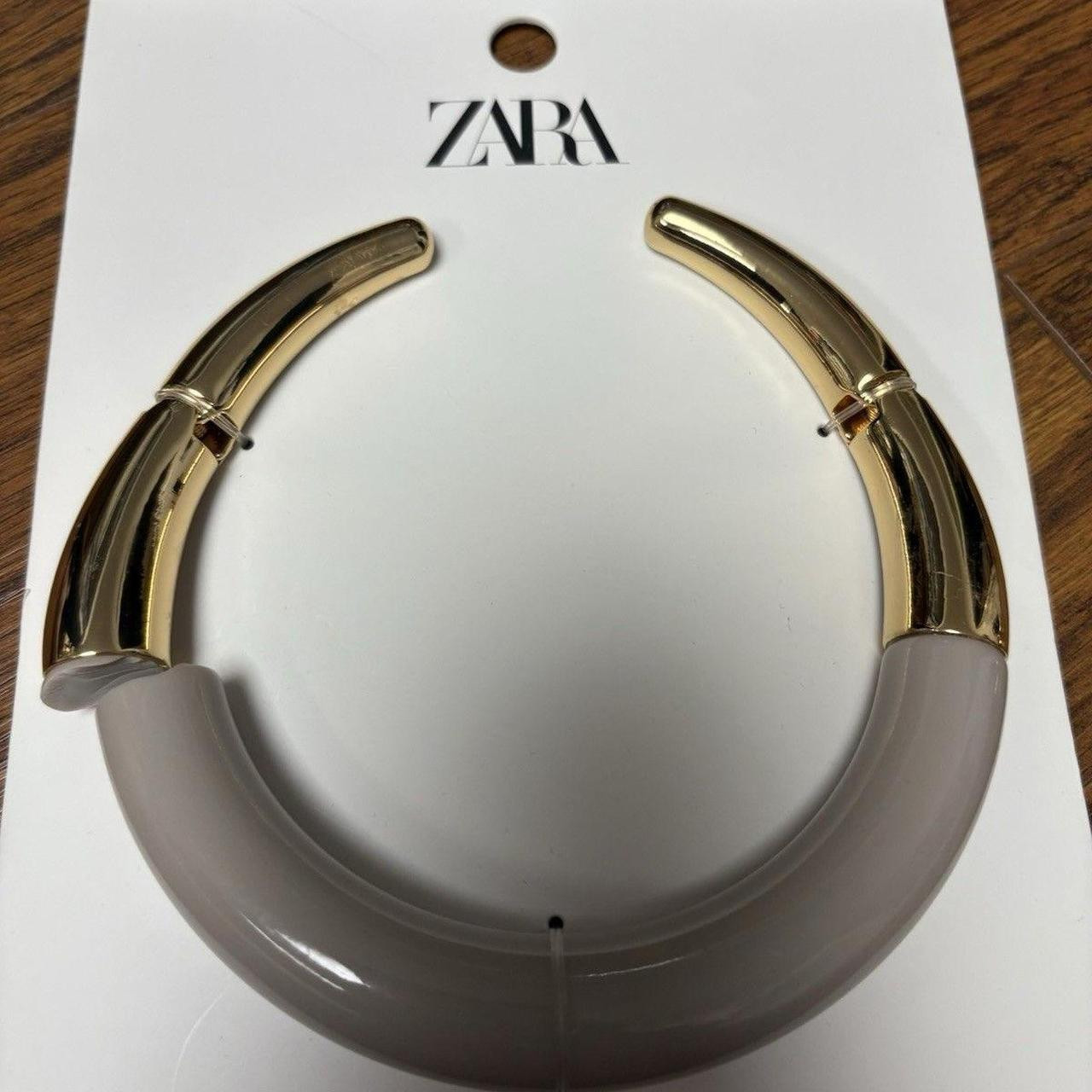 Zara Women's Necklace - Grey | Depop US