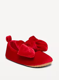 Velvet Bow Ballet Flats for Baby | Old Navy (US)