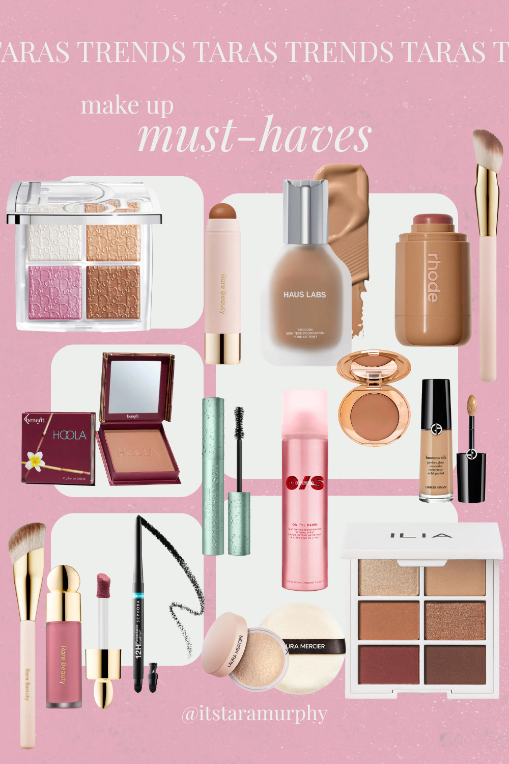 My current make-up routine! I'm loving mixing a few different blushes and I've been obsessed with one-size setting spray! you HAVE to try it. DM me if you have any questions at all :)  

 #LTKgrwm #LTKmorningroutine #LTKBeauty