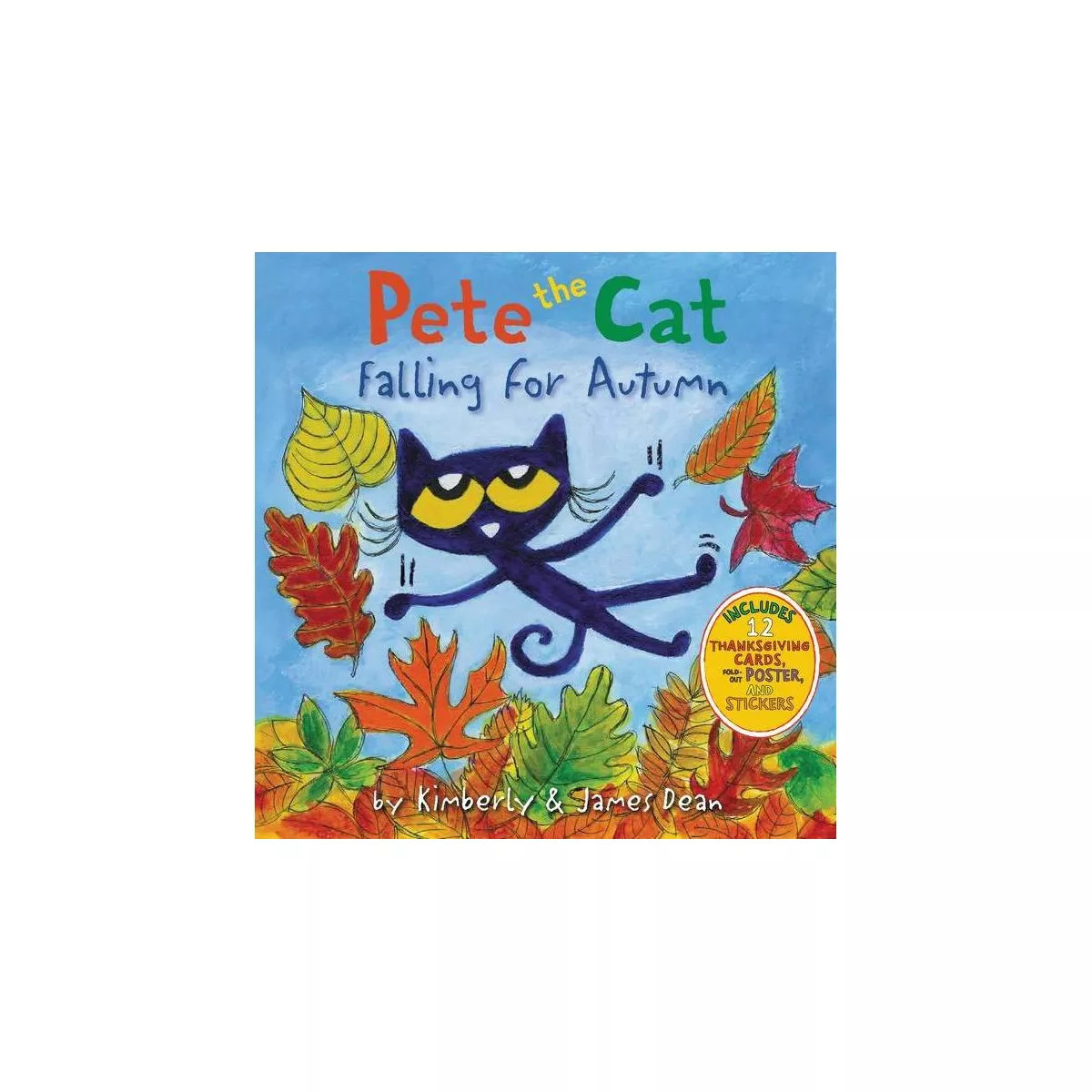 Pete the Cat Falling for Autumn - by James Dean (Board Book) | Target