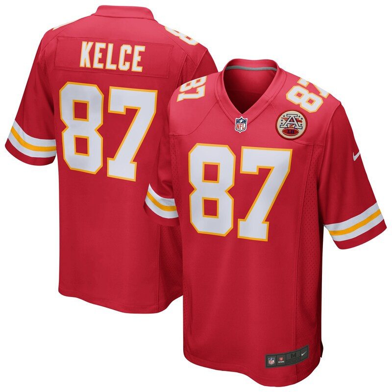 Men's Nike Travis Kelce Red Kansas City Chiefs Game Jersey | Fanatics