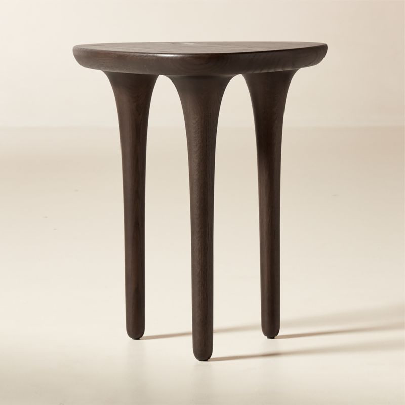 Macello Brown Oak Side Table | CB2 | CB2