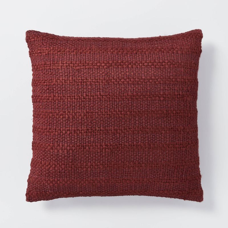 Oversized Woven Acrylic Square Throw Pillow - Threshold™ designed with Studio McGee | Target