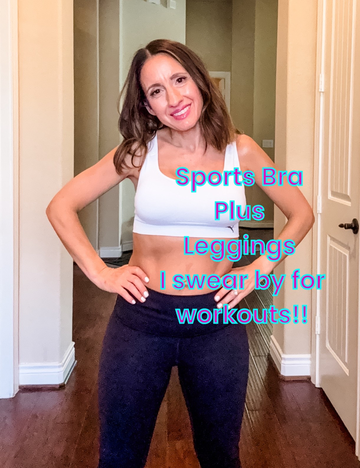 Puma sports bra and Lululemon leggings I swear by. I love them both. 
Puma sports bra runs true to size. Plus you can change the straps to criss cross in the back. 
Lululemon leggings run small. Go up 1 size. 
Petite style 
Petite workout 

#LTKActive #LTKdayinmylife #LTKOver40