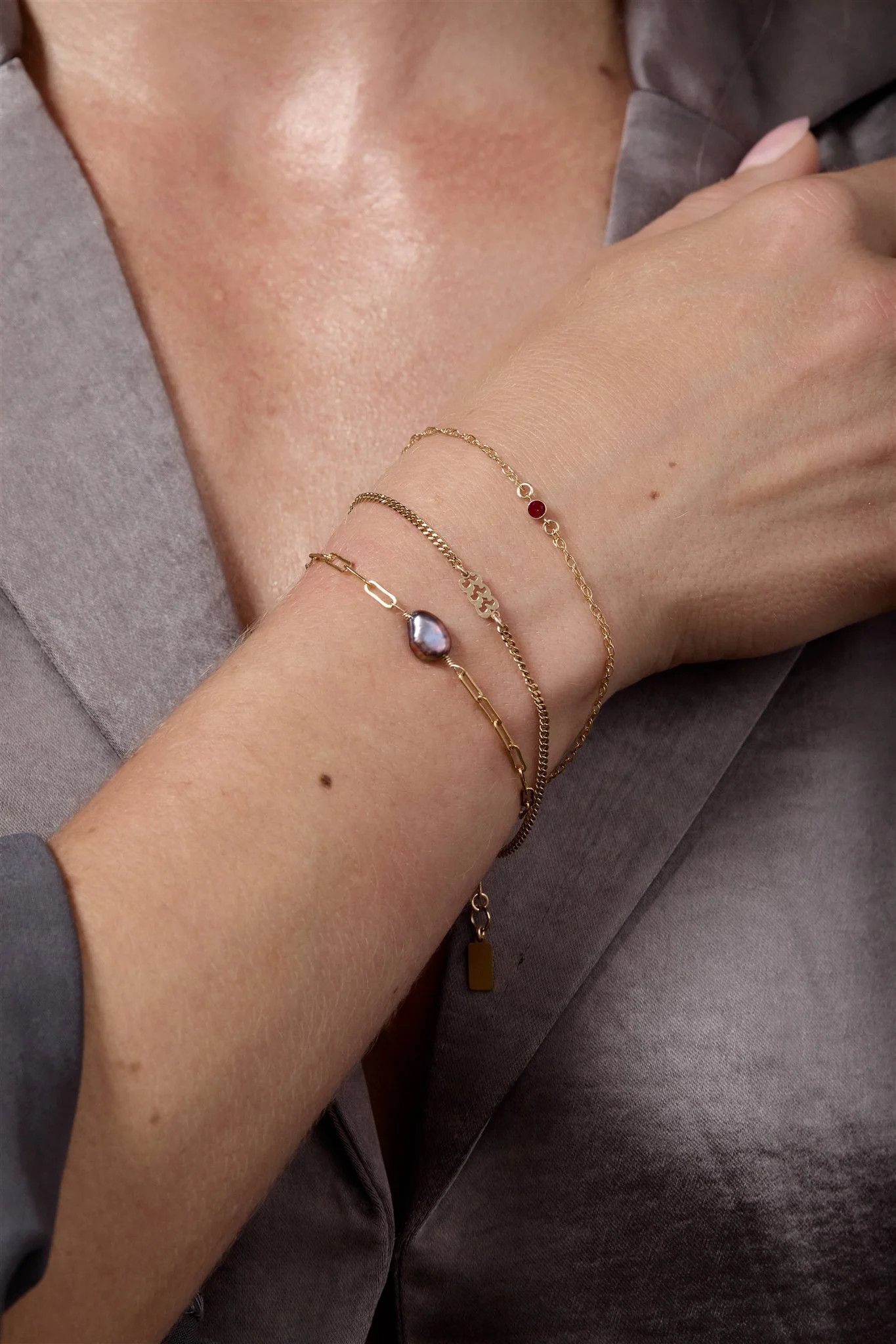 Birthstone Bracelet | Set & Stones