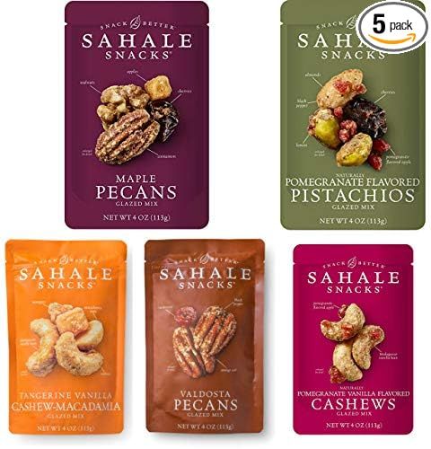 Sahale Snacks VARIETY MIX, 4 OZ (PACK OF 5 BAGS) | Amazon (US)
