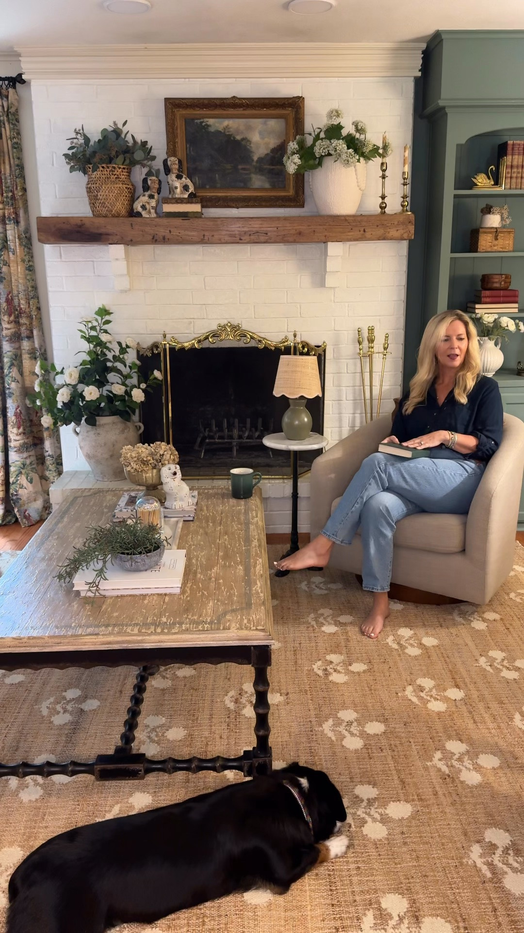 One of my most asked about vintage items is my brass fireplace screen. I rarely come across an exact match, but here are a few that caught my eye. Also, adding a vintage brass fireplace tool set adds so much timeless charm as well. I love mixing old with new and truly believe that is what helps set your home apart from all the rest.

#LTKSeasonal #LTKHome #LTKSaleAlert