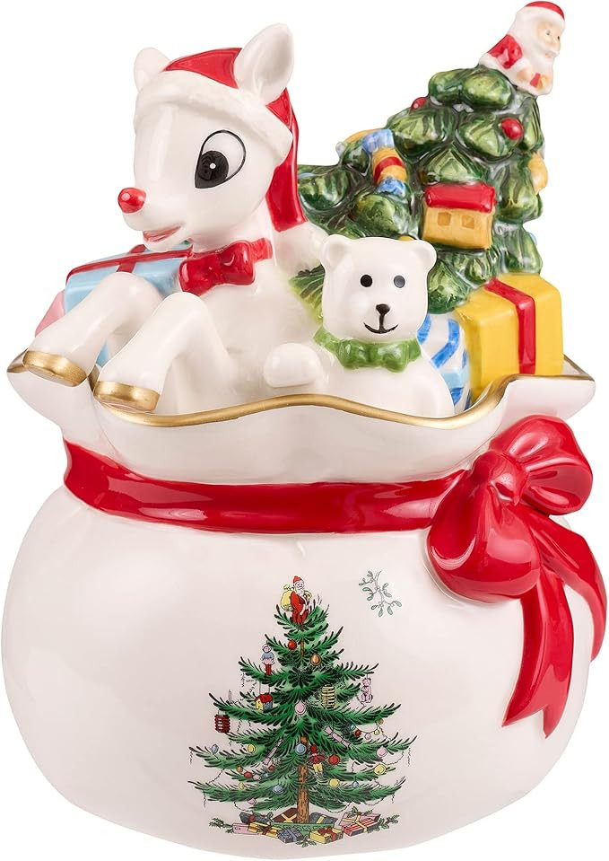 Spode Christmas Tree Candy Jar & Lid | Amazon (US)