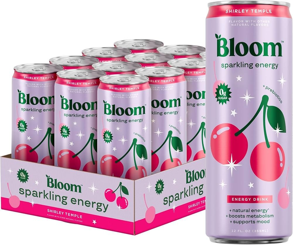 Amazon.com: Bloom Nutrition Sparkling Energy Drink - Natural Caffeine, Zero Sugar, 180mg Caffeine... | Amazon (US)