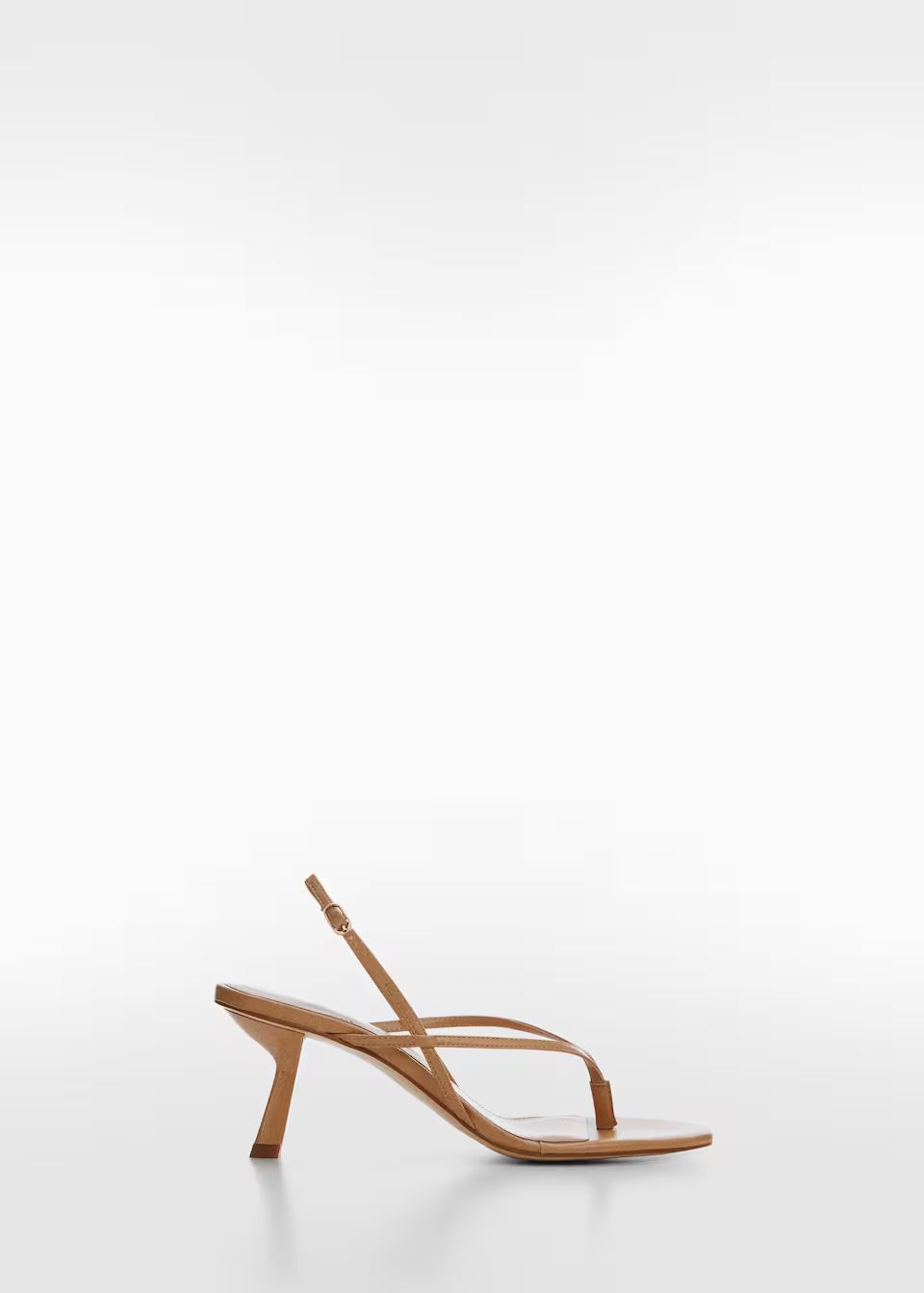 Straps heel leather sandals | MANGO (UK)