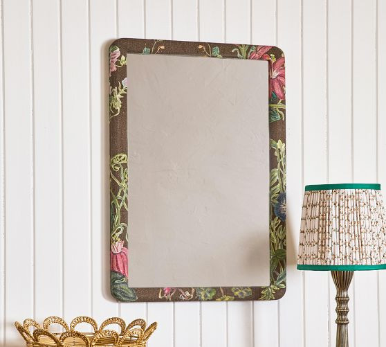 Beatrice Fabric Mirror | GreenRow