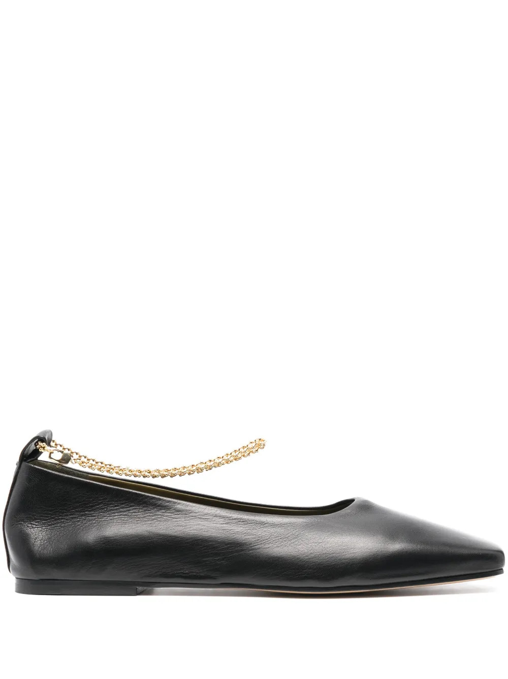 MARIA LUCA chain-link Detail Ballerina Shoes | Black | FARFETCH UK | Farfetch Global