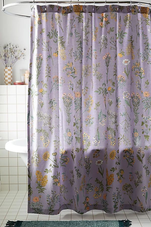 Myla Floral Shower Curtain | Urban Outfitters (US and RoW)