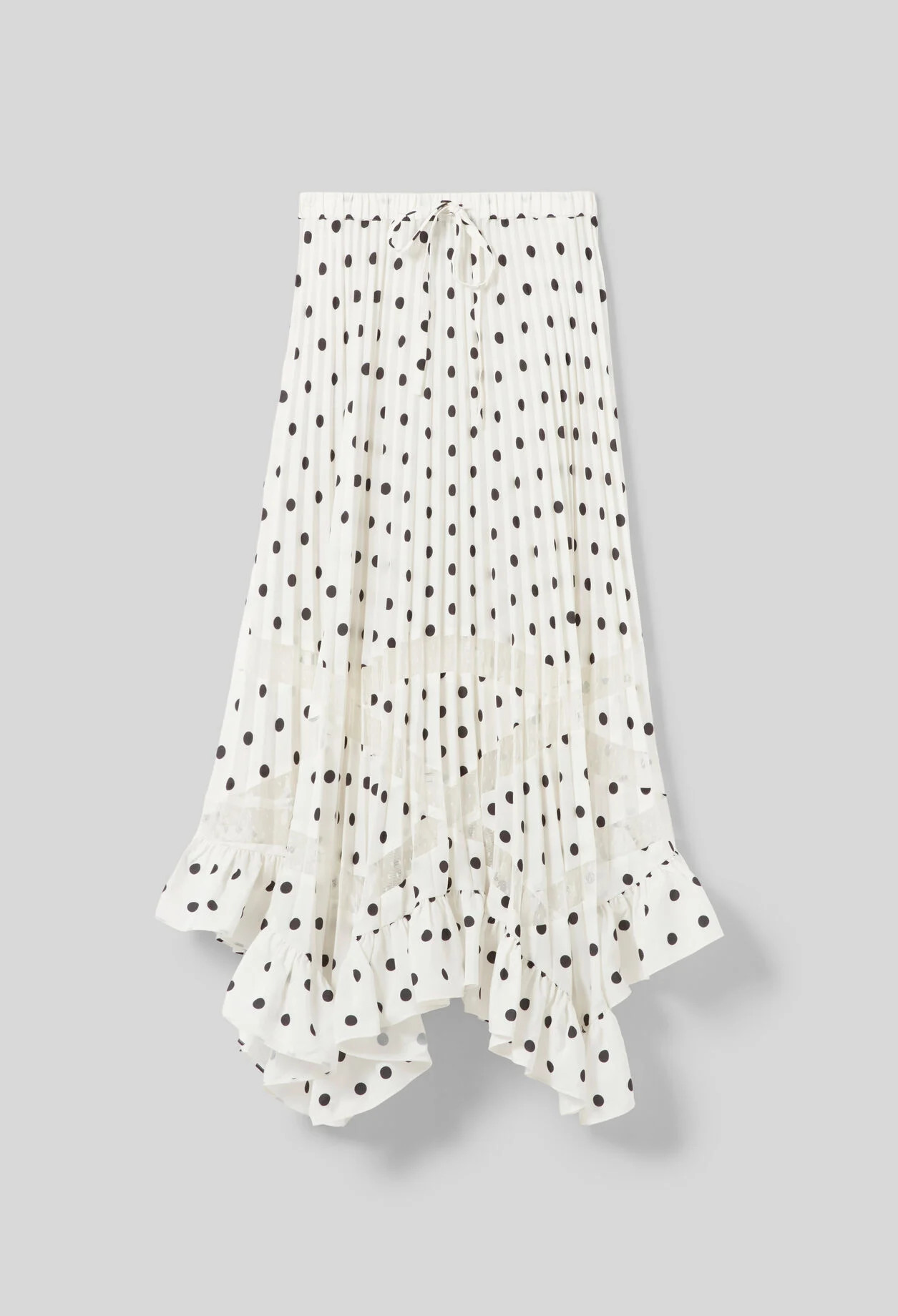 Jupe plissée à pois | Claudie FR | Claudie Pierlot (FR, DE, ES, UK)