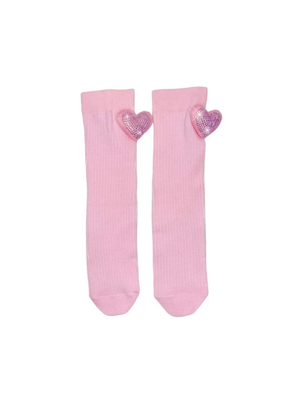 Crystal Hearts Knee Socks | Lola + The Boys