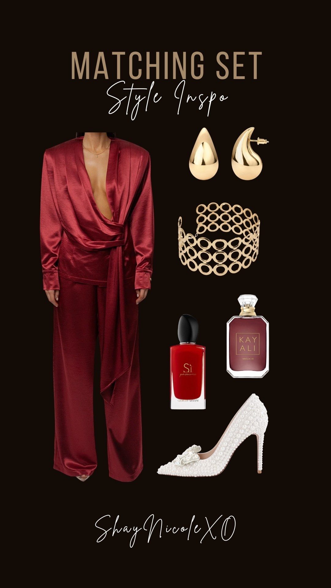 Styling this amazing satin matching set💋

#LTKSeasonal #LTKgrwm #LTKootd