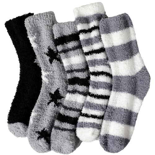 Passionbility Fuzzy Socks for Women - Fluffy Socks Women, Cozy Socks for Women Slipper Socks, Womens Fuzzy Socks Comfort of Coral Fleece | Amazon (US)