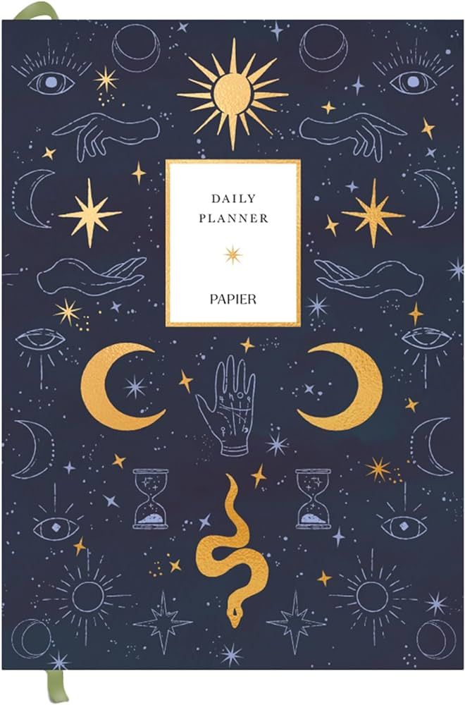 Daily Planner - Midnight Mysticism, 153mm x 215mm, Hardback | Beautiful Cover Design | To-Dos, Sc... | Amazon (US)