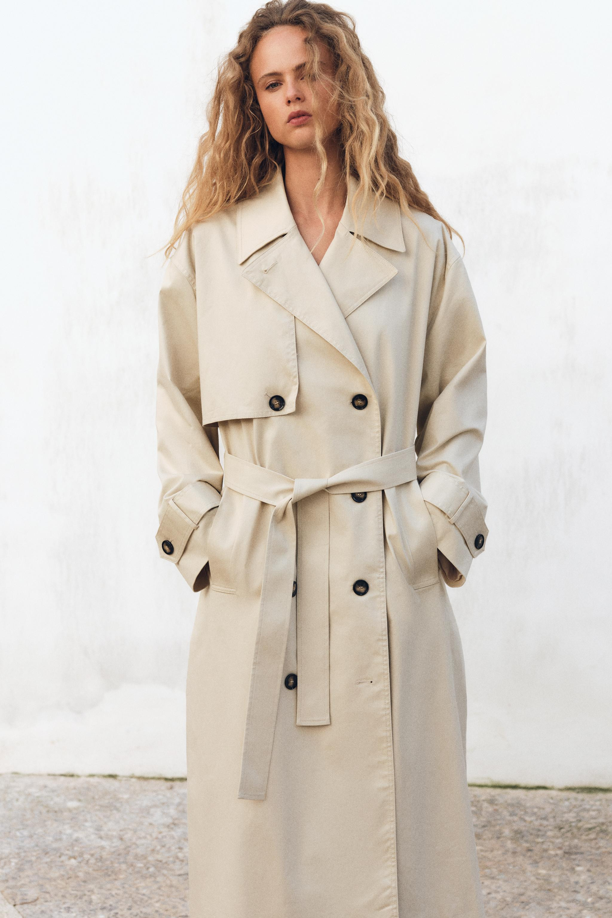 LONG OVERSIZED TRENCH COAT | Zara US
