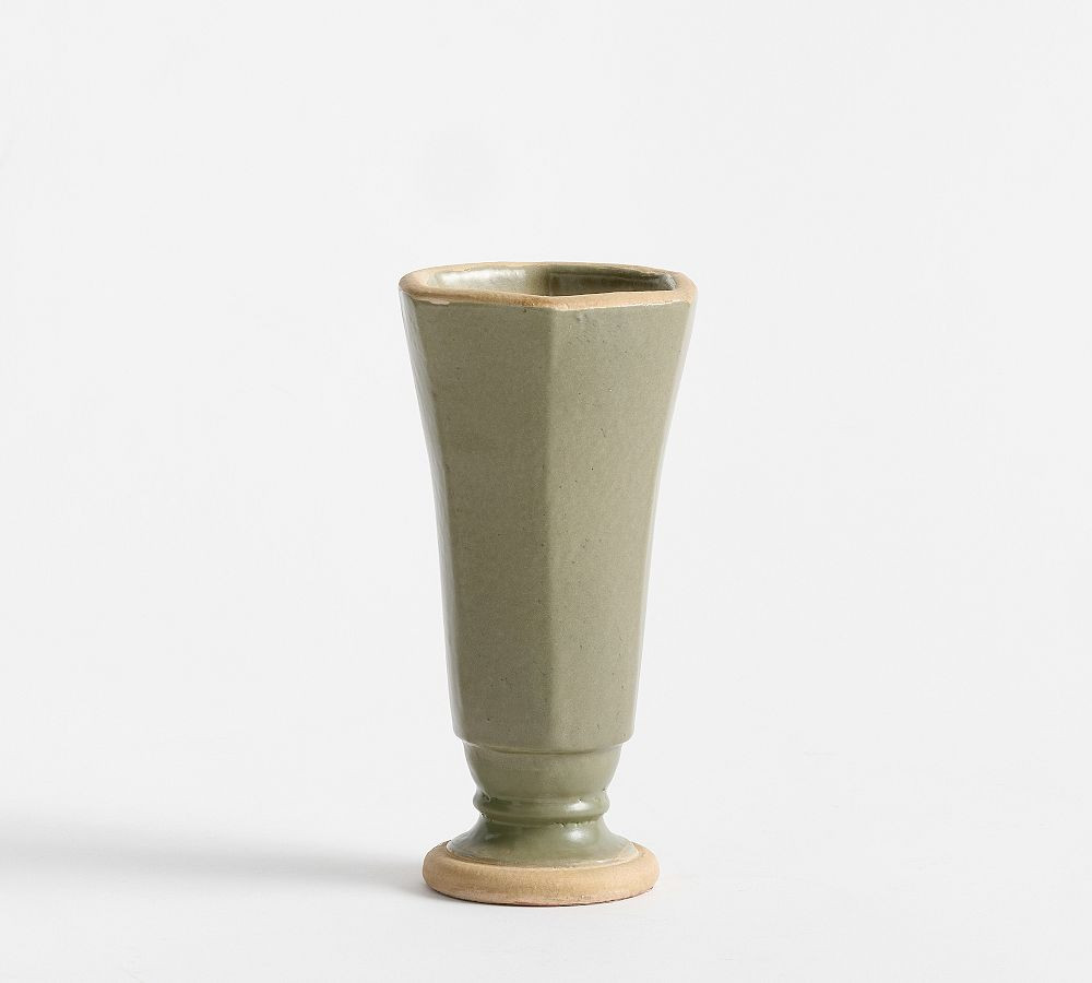 Ceramic Faceted Vase Collection | Pottery Barn (US)