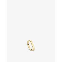 Signature 18ct yellow-gold vermeil ring | Selfridges