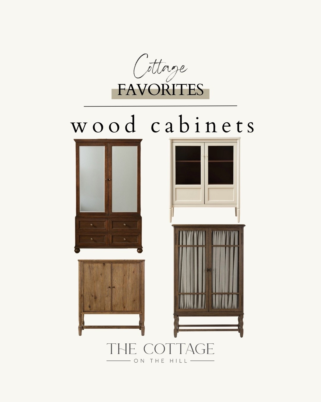 Here are some of my favorite wood cabinets 

#LTKHome