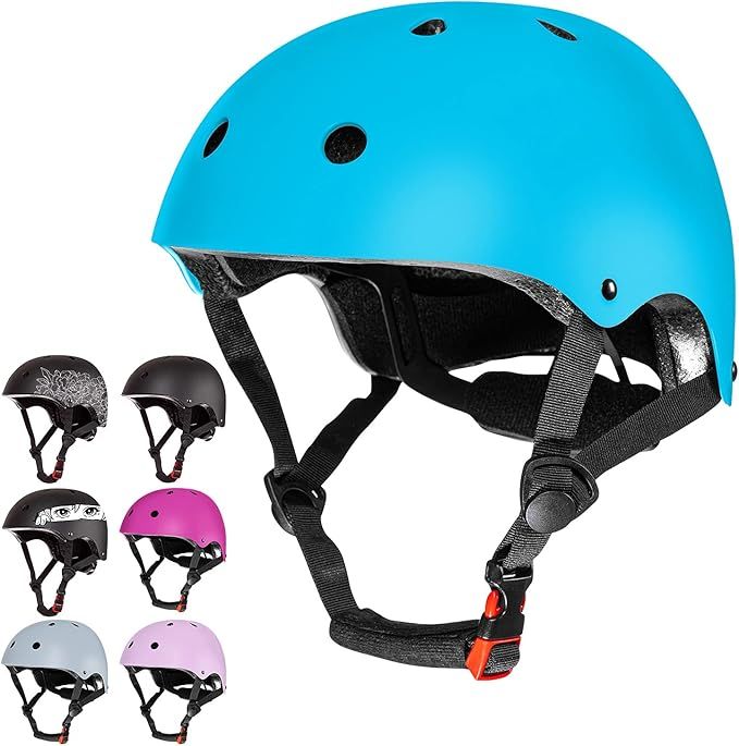 MhIL Kids Bike Helmet – Toddler Helmet for Boys & Girls, Bicycle Helmet for Ages 3-5/5-8/8-14 -... | Amazon (US)