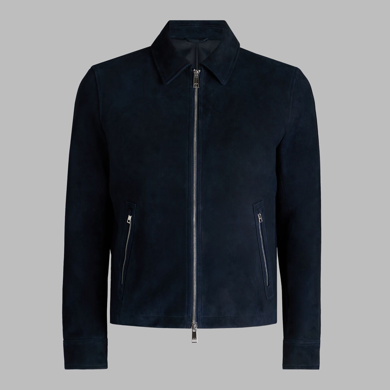 SUEDE ZIP JACKET | MEN'S JACKETS & VESTS | G/FORE | G/FORE | GFORE.com