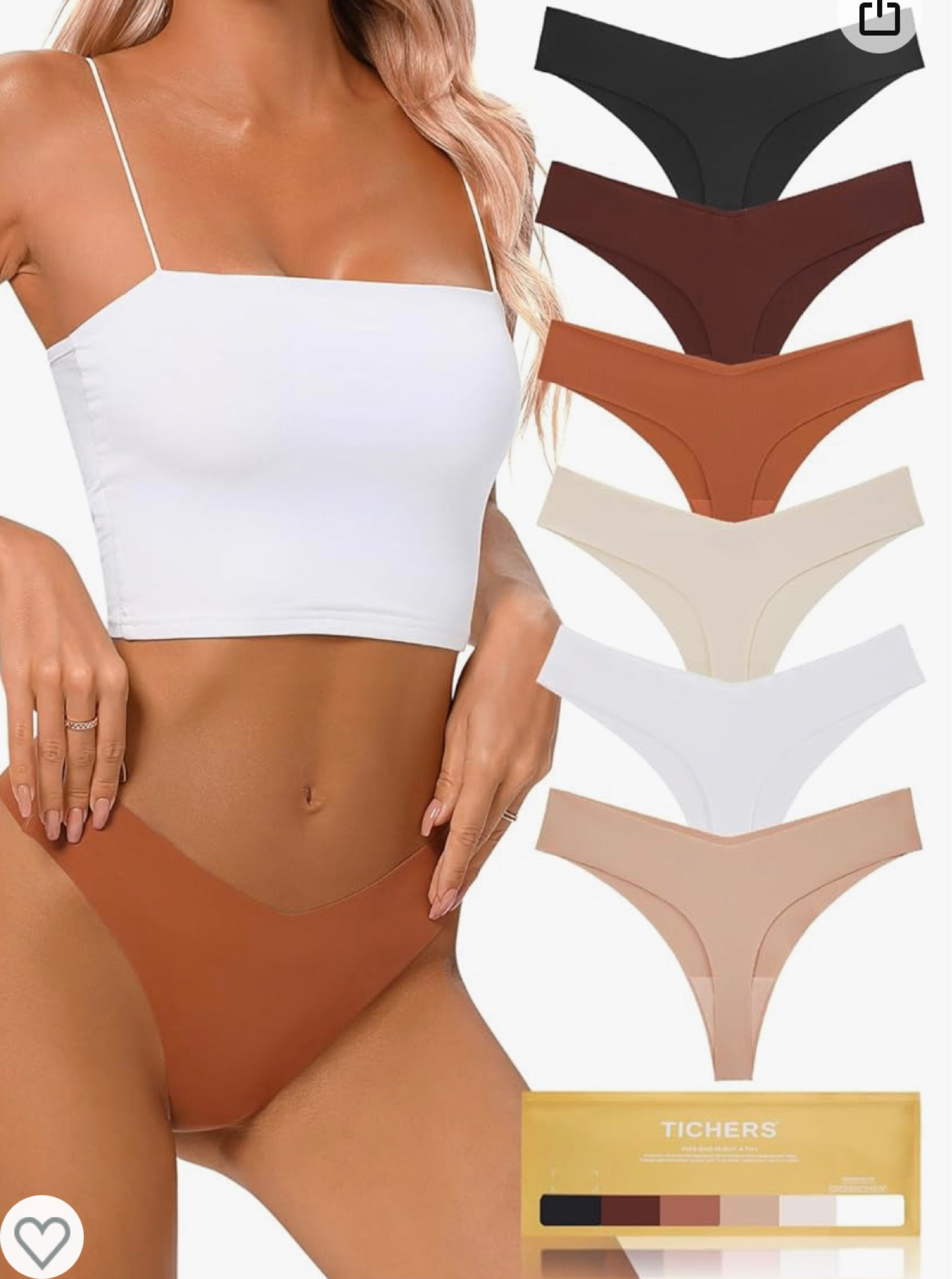 Seamless thong underwear, no show thong, women’s underwear, neutral, thong 

#LTKtravel #LTKworkwear #LTKxPrime