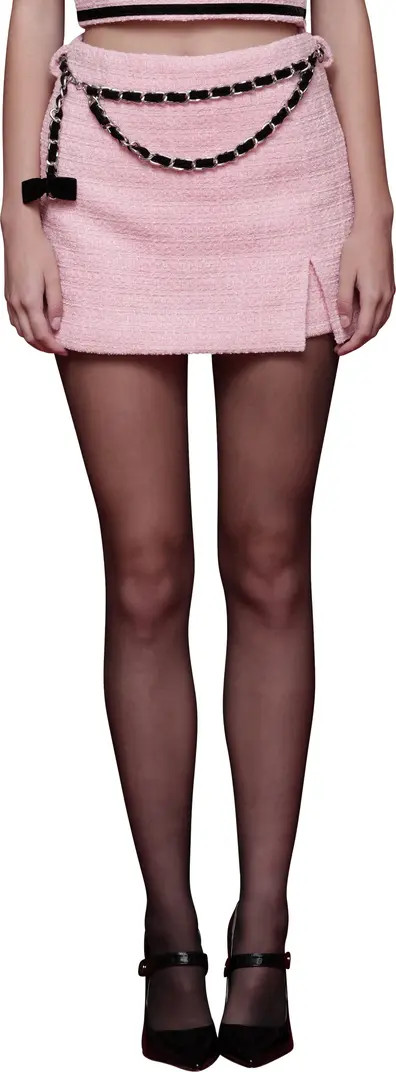 Avec Les Filles High Waist Tweed Skort | Nordstrom | Nordstrom