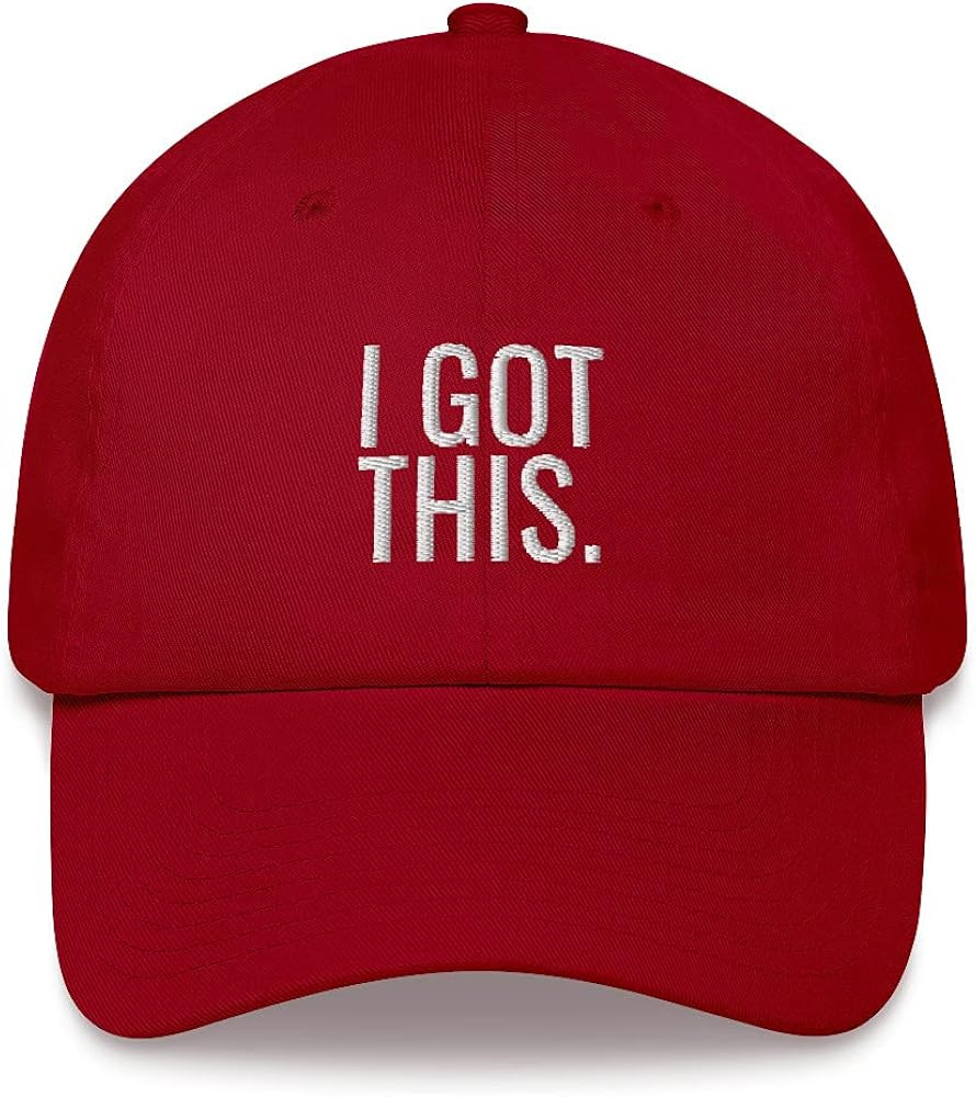 I Got This Positivity Quote Positive Embroidered Dad Hat Adjustable Cotton Cap | Amazon (US)