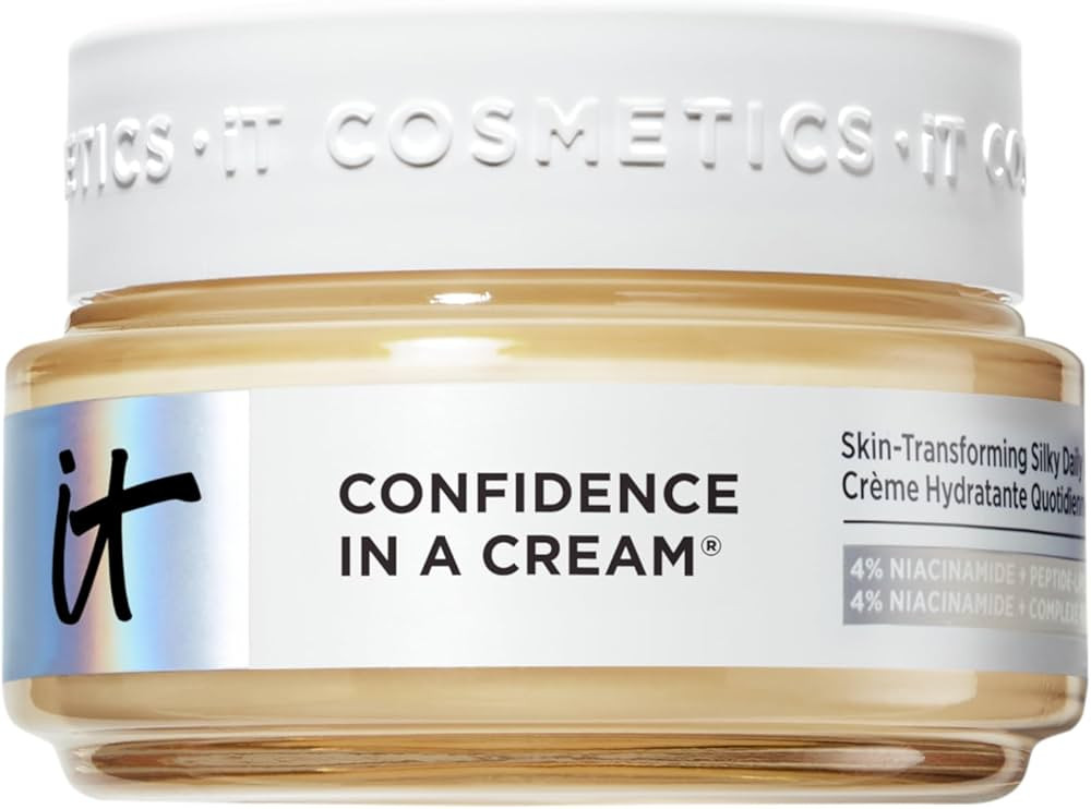 IT Cosmetics Confidence in a Cream - Face Moisturizer, Hydrating & Anti Aging, Visibly Reduces Fi... | Amazon (US)