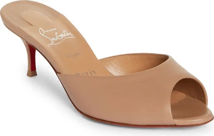 Me Dolly Peep Toe Slide Sandal (Women) | Nordstrom