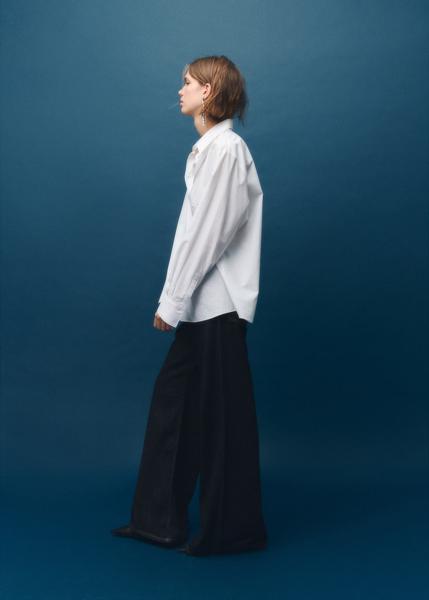 Wide-leg jeans with buttons | Mango (US/MX/AU)