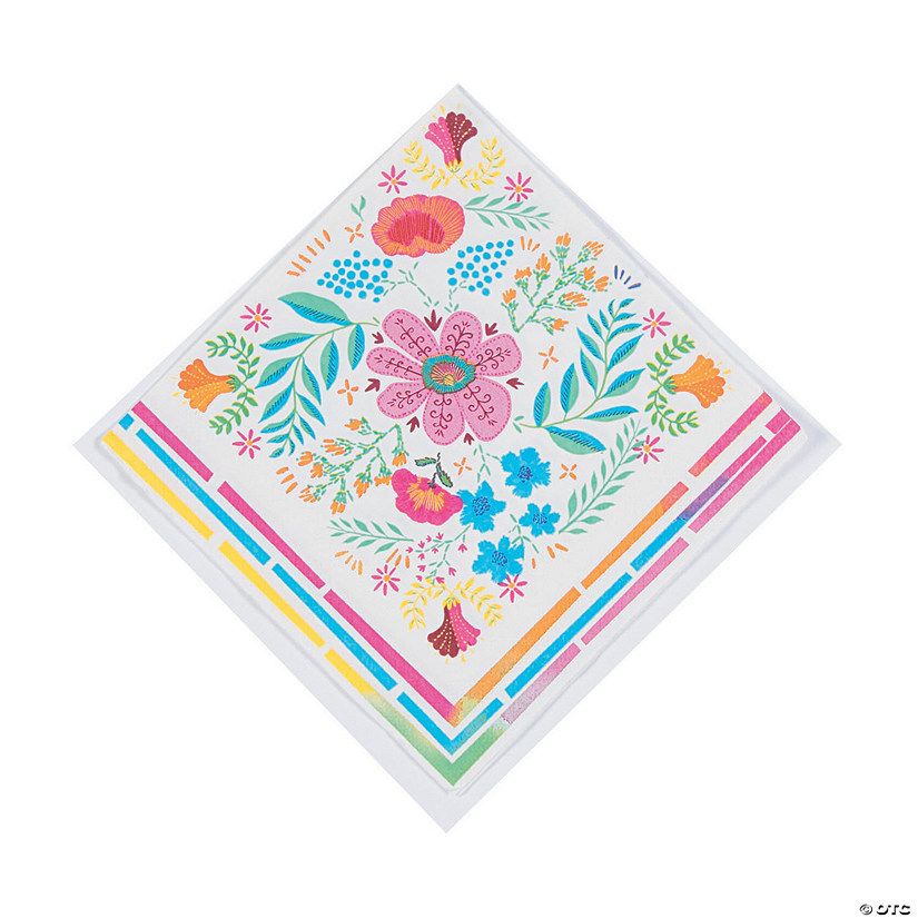 Boho Floral Luncheon Napkins - 20 Pc. | Oriental Trading Company