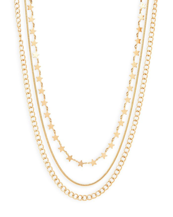 AQUA Triple Layer Star Necklace, 16"   Back to Results -  Jewelry & Accessories - Bloomingdale's | Bloomingdale's (US)