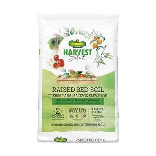 Bonnie Plants Harvest Select 1.5 cu. ft. Organic Raised Bed Garden Soil for Vegetables Fruit and ... | The Home Depot