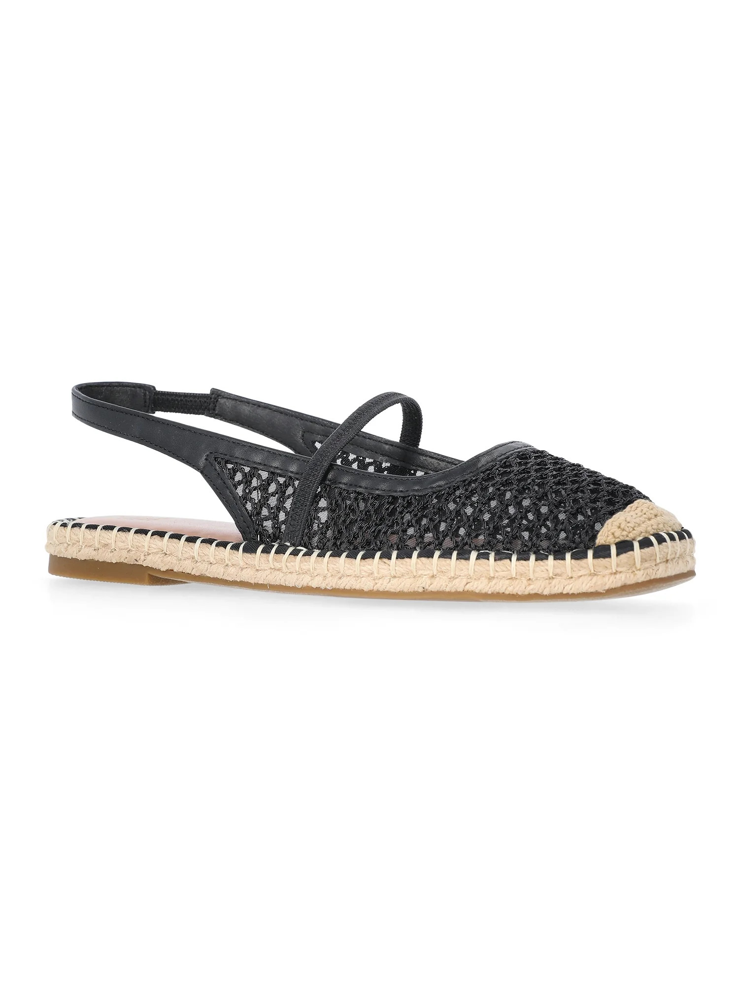 Time and Tru Women's Slingback Espadrille Shoes | Walmart (US)